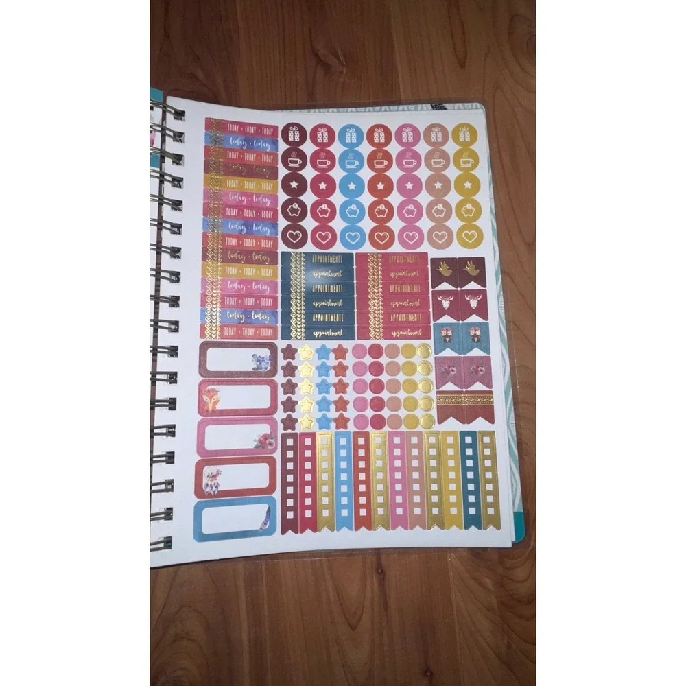 New 18 Month Planner, Organizer Sticker Pad Bundle